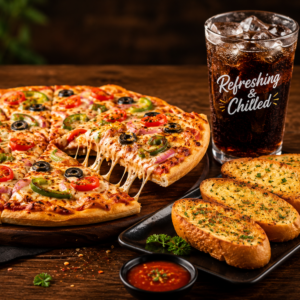 Pizza +Gralic bread Combo